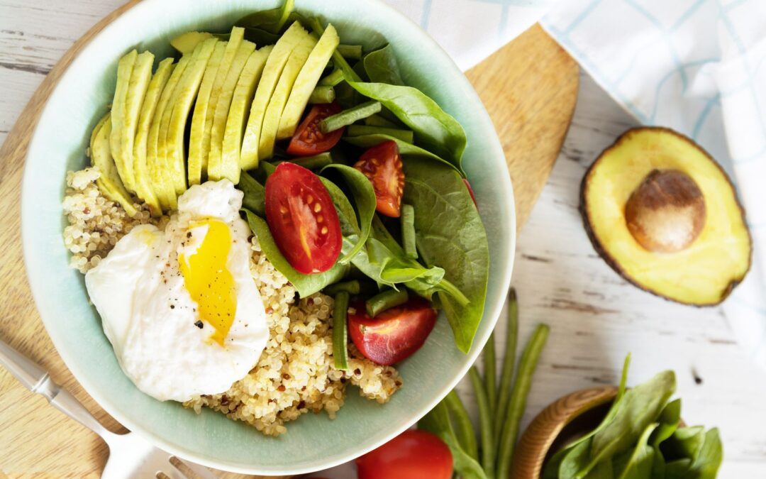 Quinoa Breakfast Bowl with Poached Eggs Recipe